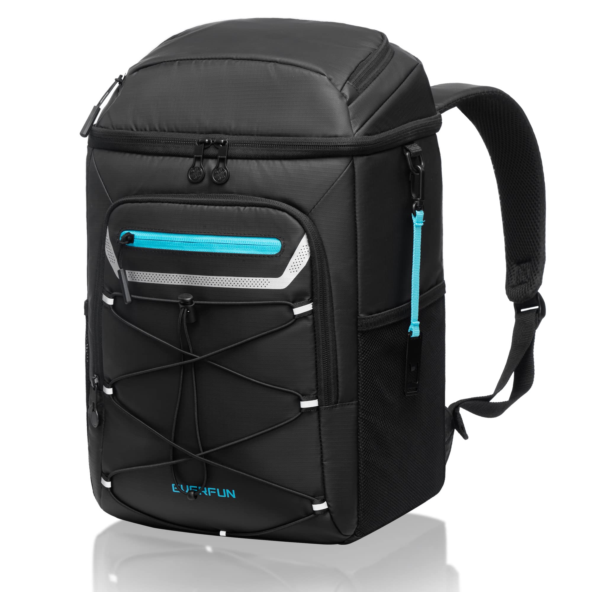 EVERFUN Cooler Backpack Insulated Leakproof 30 Cans, Cooler Bag with 2 ...