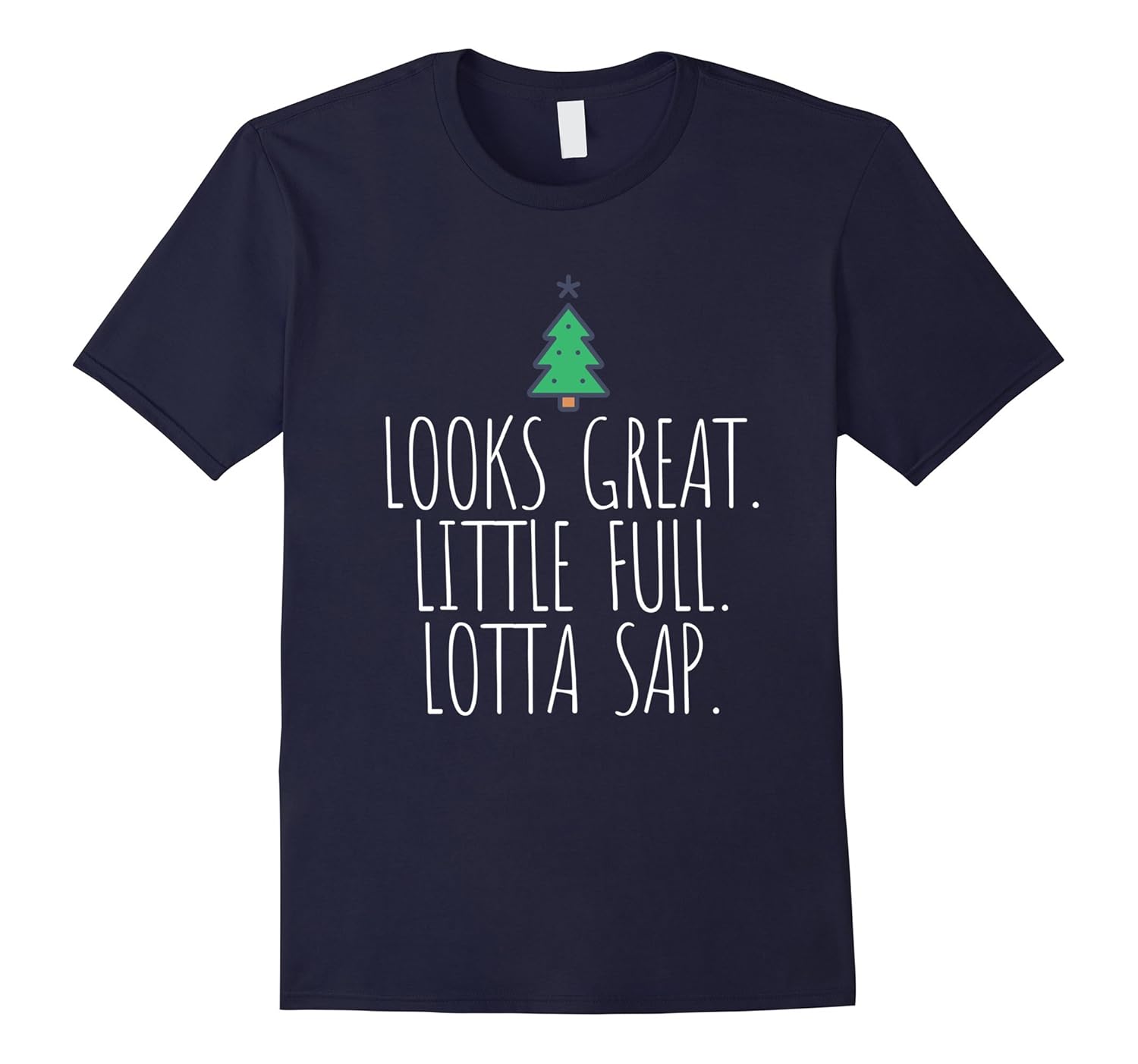 Funny Christmas Tall Tree T-Shirt-ANZ