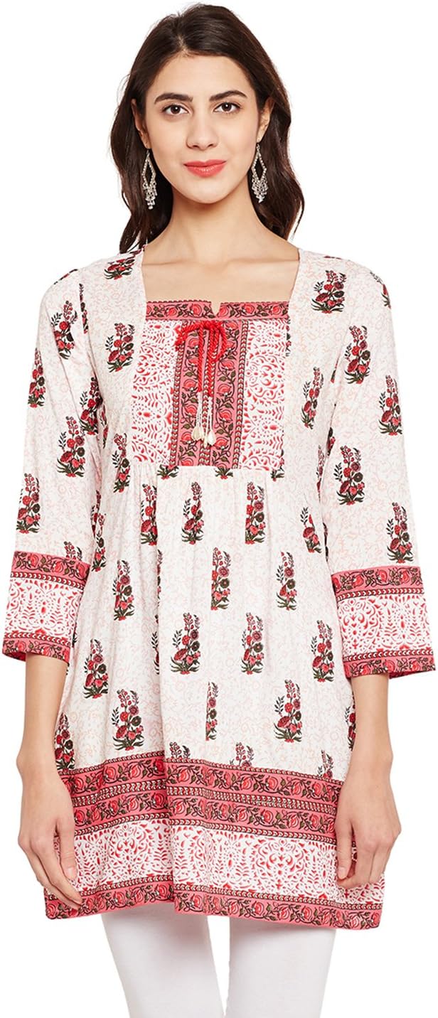 Tissu Women's Viscose Anarkali Kurta