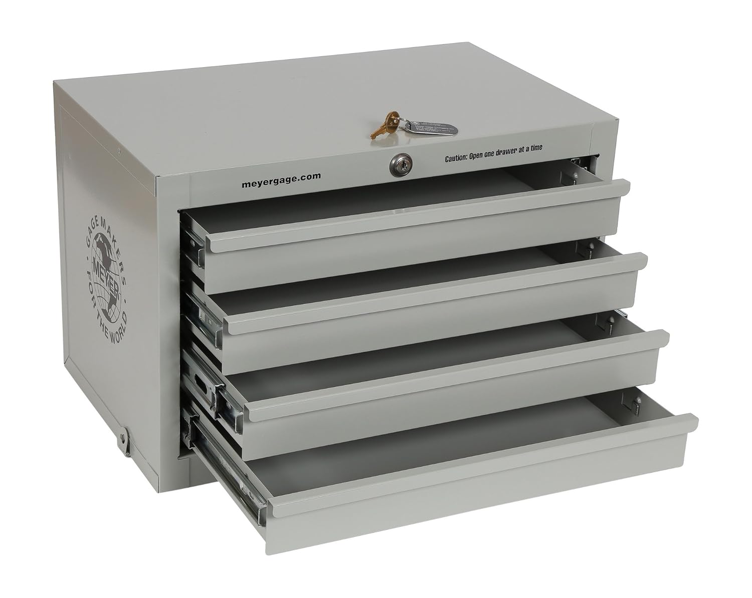 Meyer Gage Le4 4 Drawer Heavy Duty Tool Cabinet For Pin Gages Tan