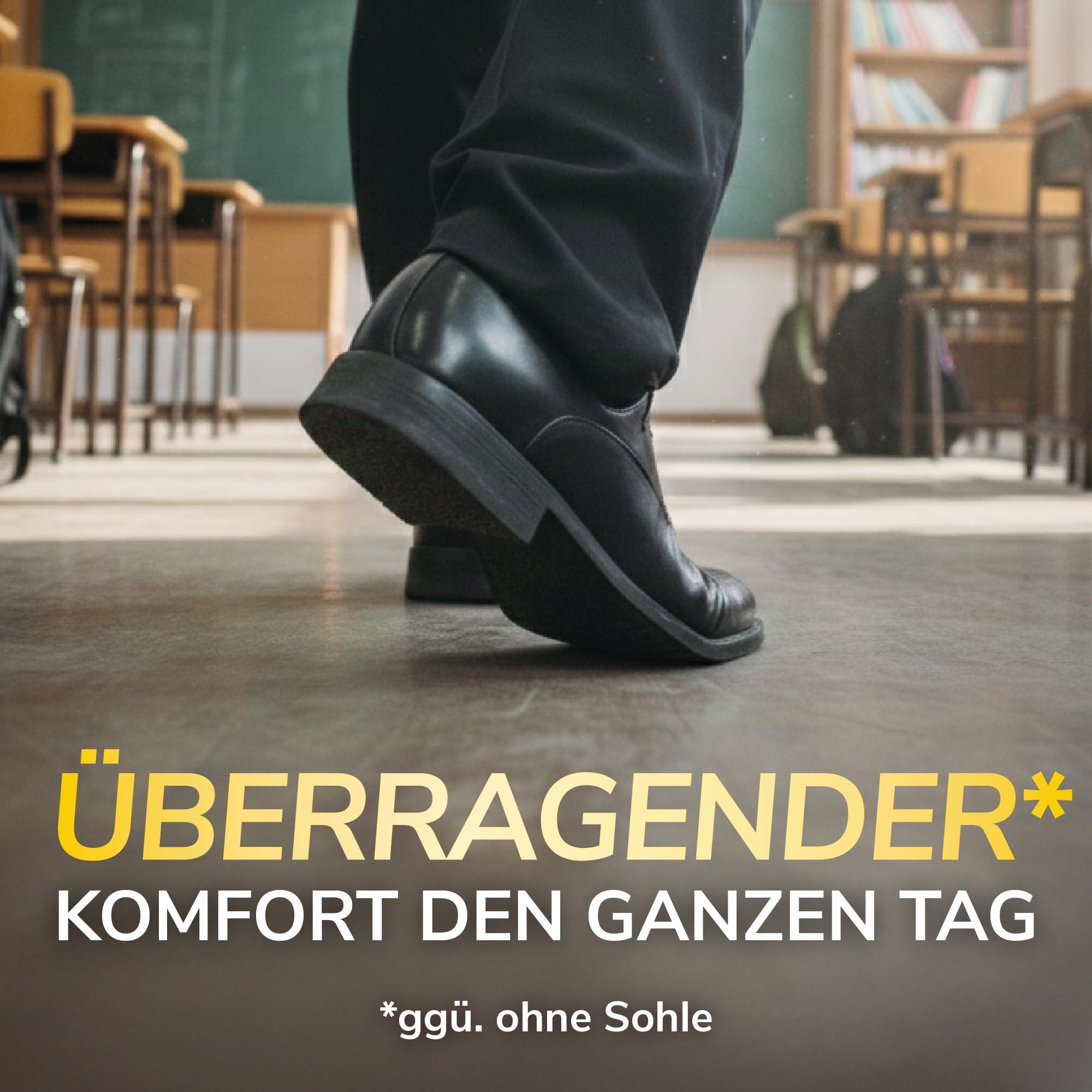 Scholl GelActiv Work Einlegesohlen für Männer, ganztägiger Komfort bei der Arbeit, hält die Füße frisch und kühl, Stoßdämpfung und komfortable Polsterung mit GelWave-Technologie, Größe 40.5-46 4