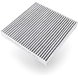 Cabin air filter (1-pack, gray) works with a vehicle’s ventilation system to create cleaner inside air. Measures 8.29 by 8.07