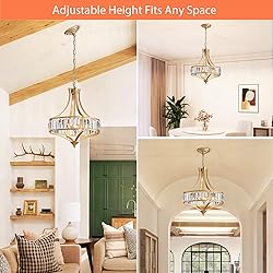 Majhoiw Modern Crystal Chandeliers for Dining Room