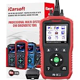 Multi-system OBDII Scanner for Volvo/Saab, iCarsoft i906 Full System Car Diagnostic Tool, Automotive Code Reader with Oil/SAS Reset, Battery Test, Live Graph Data, Full OBD Maintenance
