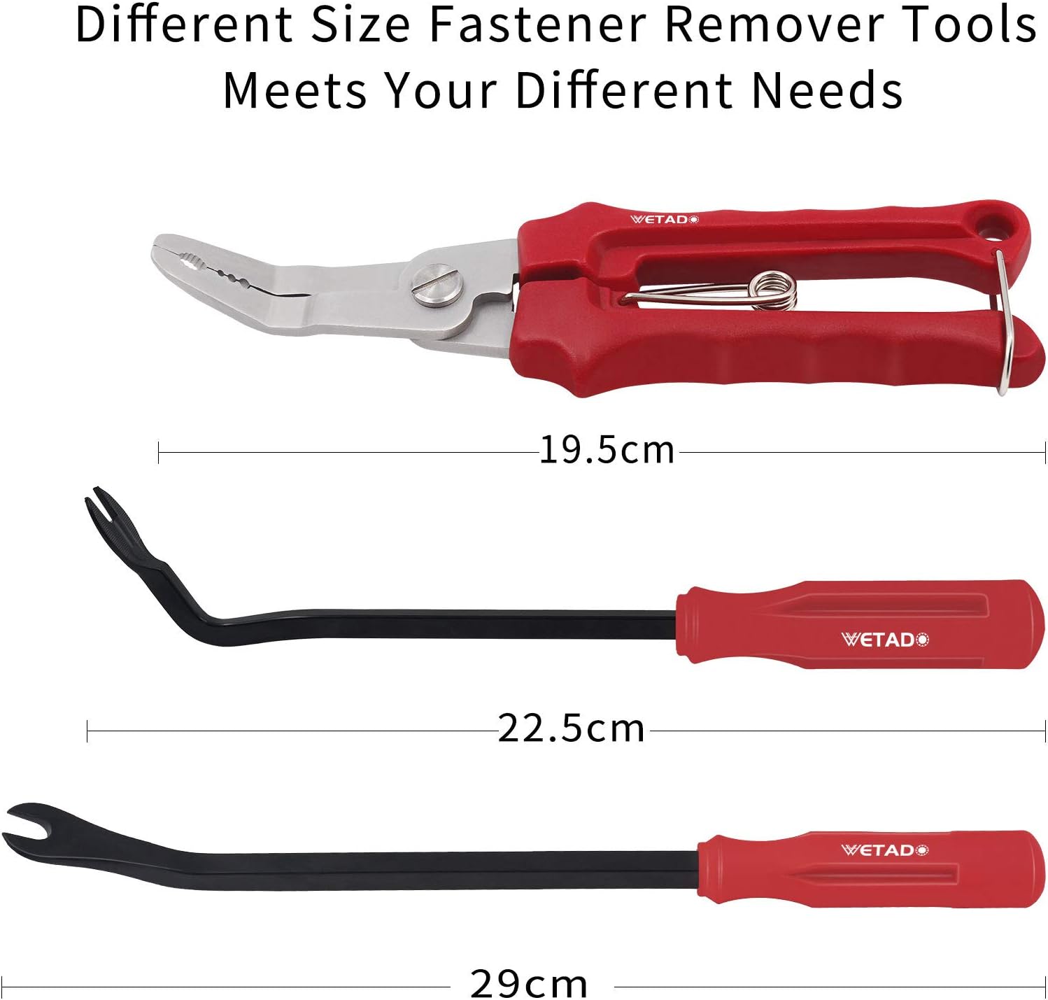 3PCS/Set Auto Trim Clip Remover Tool Removal Pliers Fastener Door Panel Retainer 3PCS/Set Auto Trim Clip Remover Tool Removal Pliers Fastener Door Panel Retainer