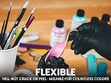 Angelus Leather Paint 1 oz Gold - Flexible, Non-Toxic, Customizable view 5