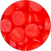 Cherry Juju Coins Gummy Candy, 2 Pound Bulk Bag, Red Candy