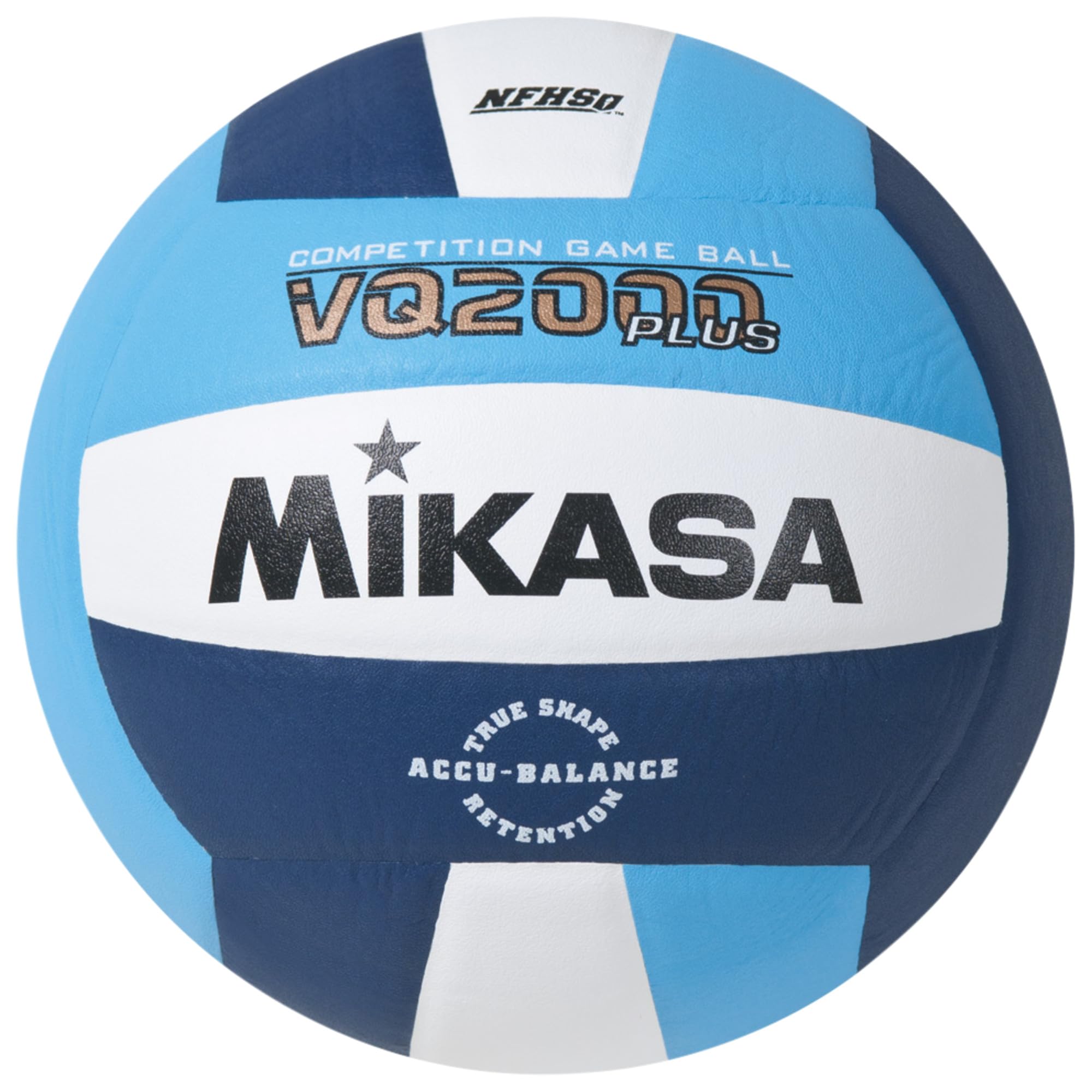 MIKASA Micro cell Volleyball, Blue/Navy/White