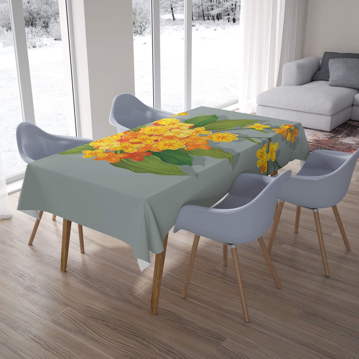 Bonamaison Kitchen Decoration, Tablecloth, 140cm x 200cm - Designed and Manufactured in Turkey