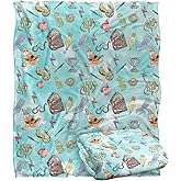 Harry Potter Water Color Pattern Officially Licensed Silky Touch Super Soft Throw Blanket 50" x 60"