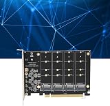 Annadue 4 Port M.2 NVMe SSD to PCIe X16 Expansion Card Adapter view 3