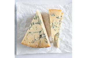 igourmet Tuxford & Tebbutt Blue Stilton Cheese - Award-Winning, Handcrafted Half-Moon of Rich and Creamy English Cheese - Made from Pasteurized Cow's Milk - Perfect for Cheese Boards and Gourmet