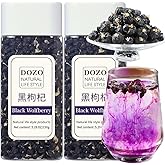 DOZO Black Goji Berry Black Wolfberry Dried Goji Berries Fruit Wild Natural Gogi Berry Tea Fruit Anthocyanin Non-GMO No Additives 10.5oz/300g 黑枸杞 野生黑枸杞