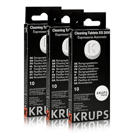 3 KRUPS Reinigungstabletten XS3000