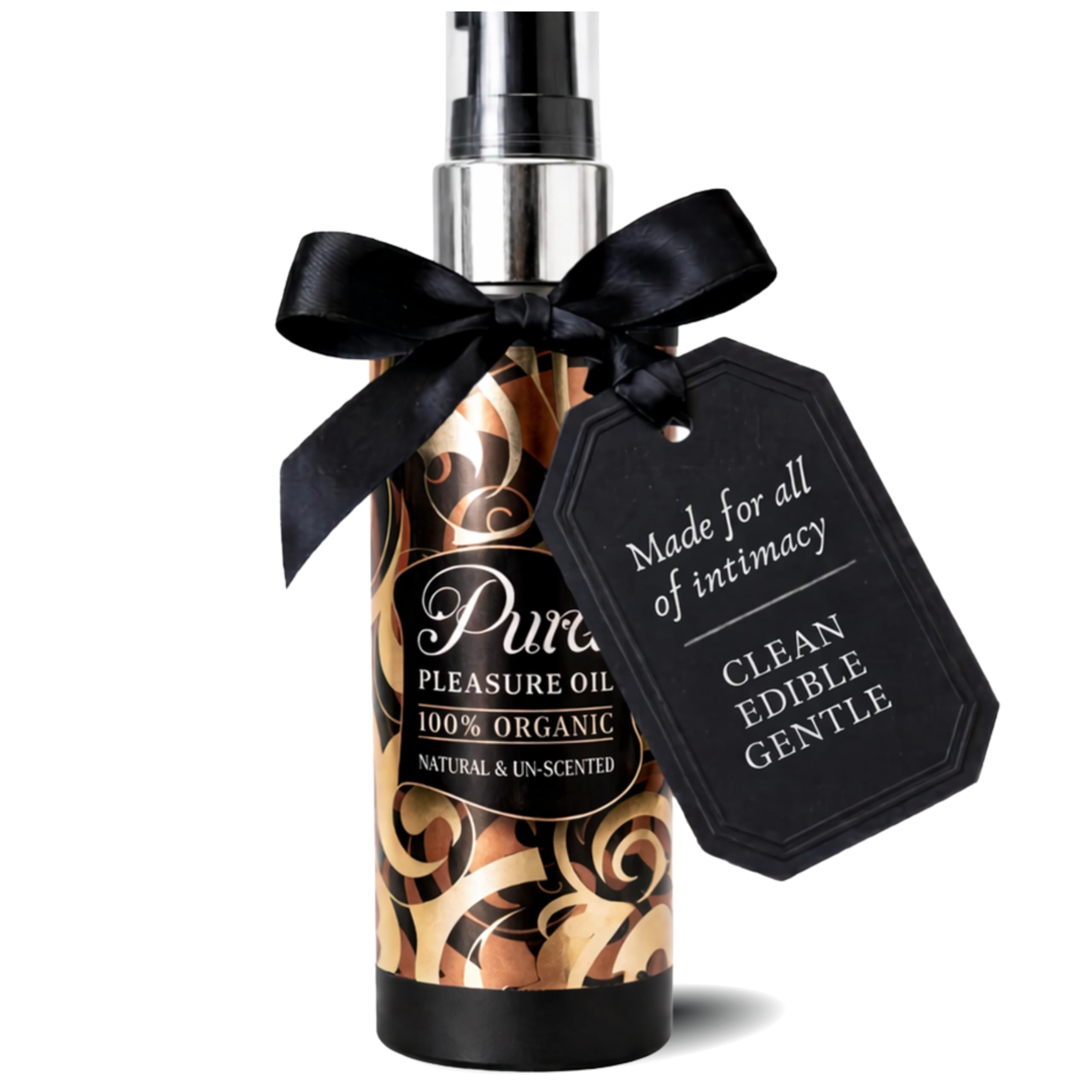 Massage Oil for Date Night, Intimate 2-in-1 Massage Oil and Lubricant, Ultra Clean, Edible, Gentle for Sensitive Skin