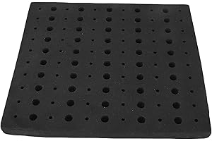 Fafeicy Router Bit Tray High Density Hard EVA Foam Organizer Storage Holder with 1/4 and 1/2 Inch Holes for Workshop Tool Box