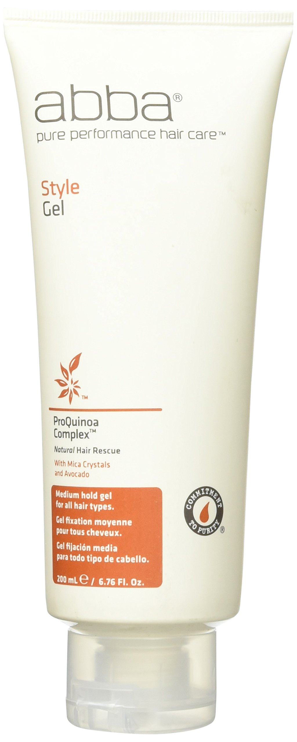 Abba Firm Finish Styling Gel for All Hair types, 6.76 oz