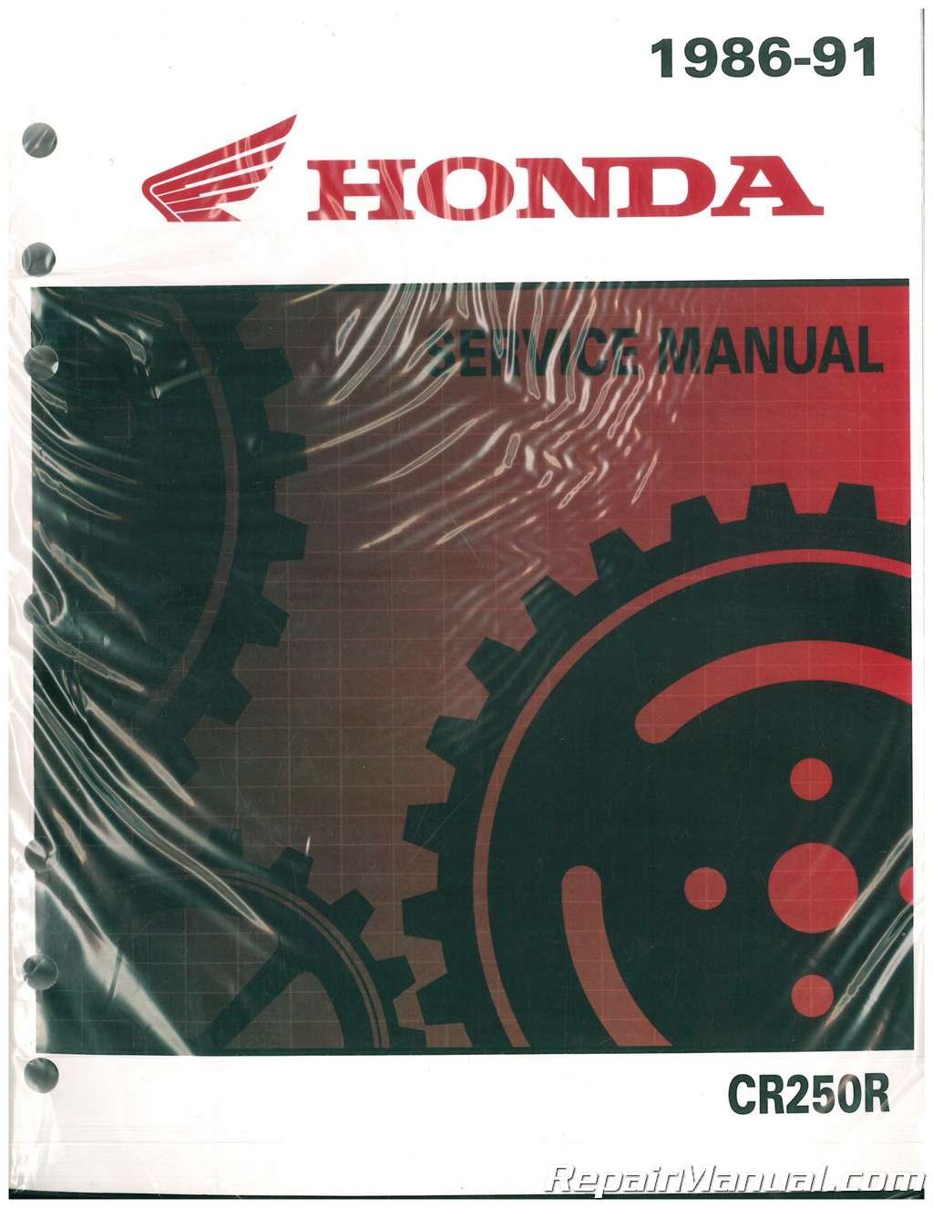 61KS705 1986-1991 Honda CR250R Motorcycle Service Manual Paperback – 2004