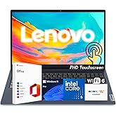 Lenovo IdeaPad Business Laptop, 15.6" FHD Touchscreen Display, Intel 13th 10-Core i5 CPU (Up to 4.6 GHz), 16GB RAM, 1TB SSD, Copilot AI Ready, Wi-Fi 6, Windows 11 Pro with Microsoft Office, WOWPC USB