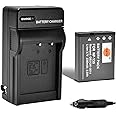 DSTE Replacement for NP-130 Battery + DC104 Travel and Car Charger Adapter Compatible Casio Exilim EX-ZR700 ZR800 ZR850 ZR1200 EX-ZS1500 EX-10 EX-100 EX-H30 EX-ZR100 EX-ZR200 EX-ZR3700