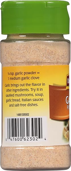 DURKEE GARLIC POWDER, 2.88 OUNCE