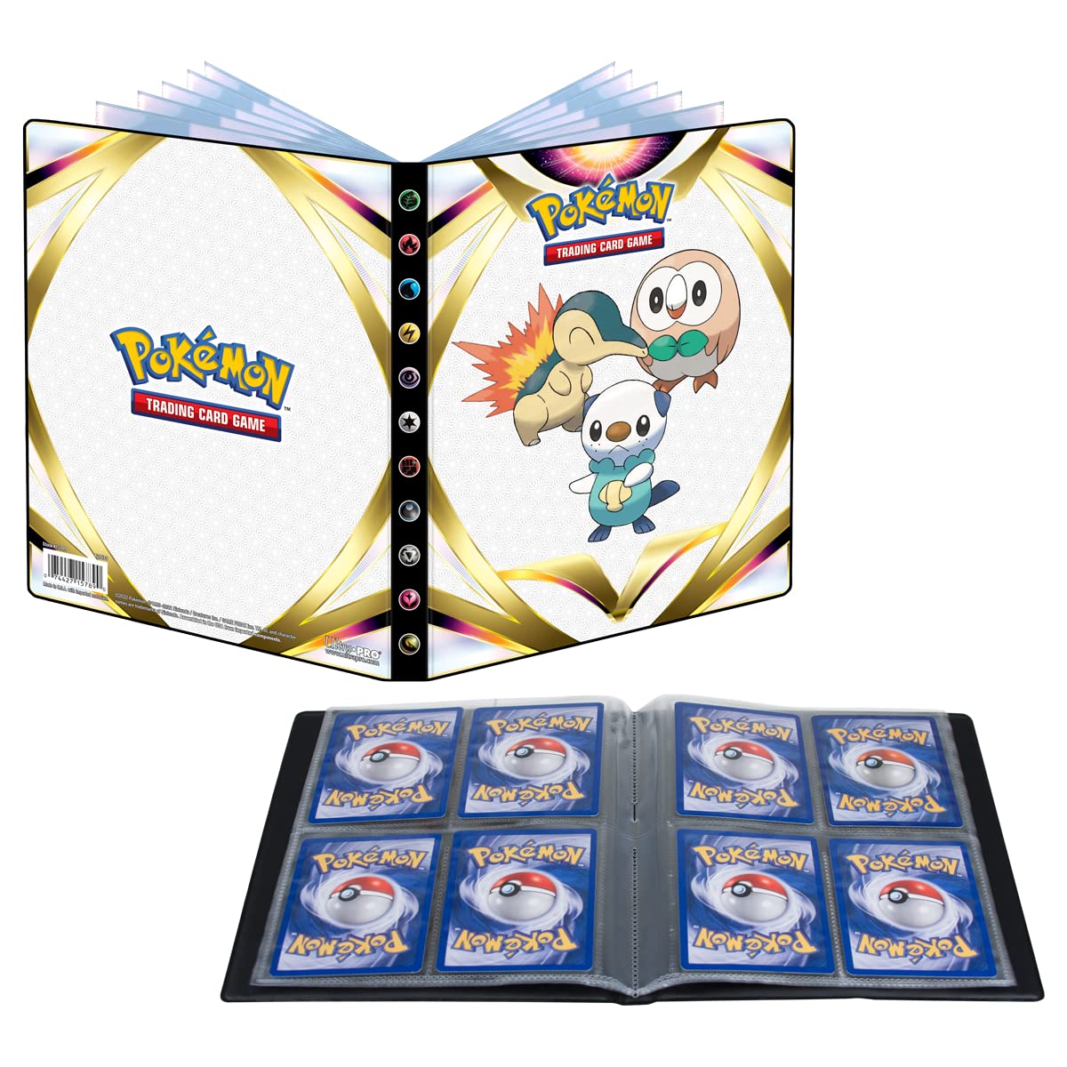 Ultra Pro | A5 Portfolio | Pokémon Sword & Shield - Radiant Stars (EB10) - Capacity: 80 Cards | Trading Cards | Accessories | Ages 6+