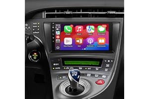 Toyota Pius 2010 2011 2012 2013 2014 2015 Upgrade Car Stereo Radio, 9" Screen, Wireless Carplay/Android Auto/Bluetooth/GPS Na