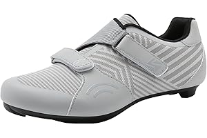 NIOSUP Unisex Cycling Shoes Indoor Compatible with Pelaton Outdoor Road Bike Riding Shoes for Men and Women with Look Delta Cleats Clip