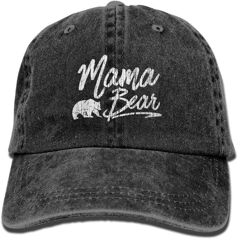 KKAIYA Mama Bear Baseball Hat Men And Women Summer Sun Hat Travel Sunscreen Cap Fishing Outdoors