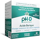 pH-D Feminine Health - Instant Odor Rinse with Boric Acid - Vegan, Paraben-Free, Cruelty-Free (2 Pack)