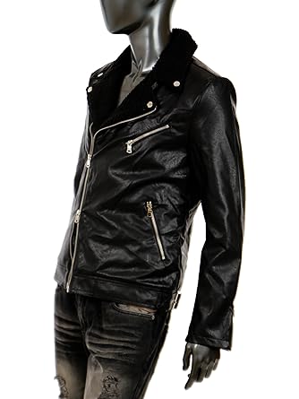 Amazon パンク ロック ファッション ライダースジャケット メンズ