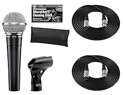 Shure SM58-LC Cardioid Dynamic Vocal Microphone