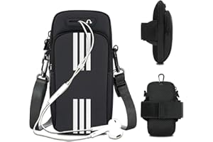 YYUNJINI Phone Holder for Running Armband,Cell Phone Purse Small Crossbody Bags for Women Men Kids,iPhone 11 12 13 14 15 Pro Max Xs Xr X 8 7 6 Plus SE Mini Galaxy Ultra S24 Note Pouch,Sports Arm Bands