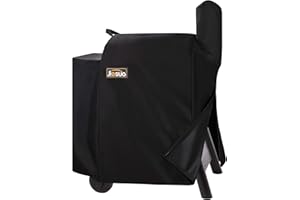 Jiesuo Grill Cover for Traeger 22 & Pro 575 Series Grills, Heavy Duty Waterproof Wood Pellet Grill Cover, Special Zipper Design
