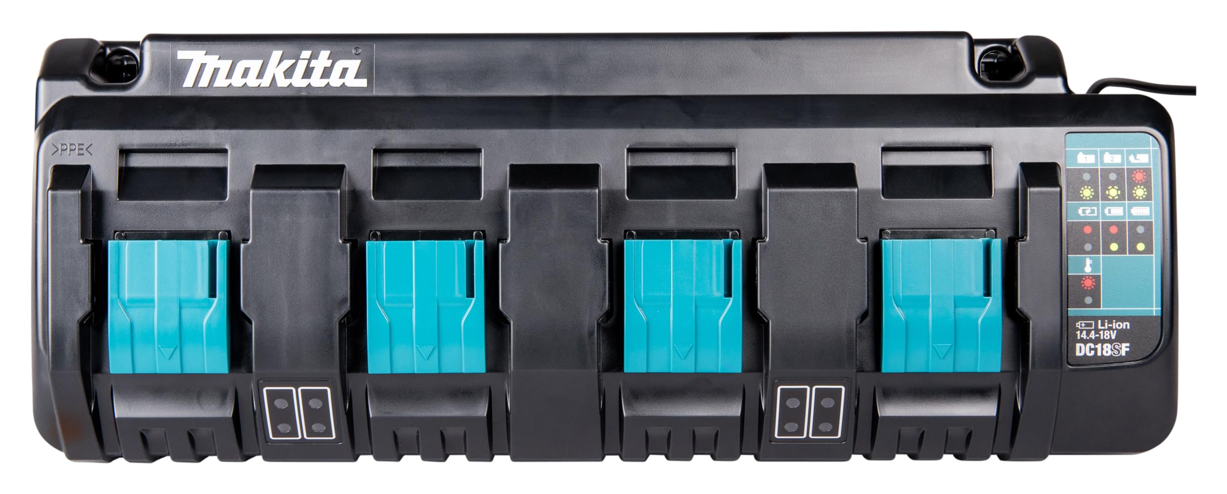 Makita DC18SF 14.4V to 18V Li-ion LXT 4 Port Charger