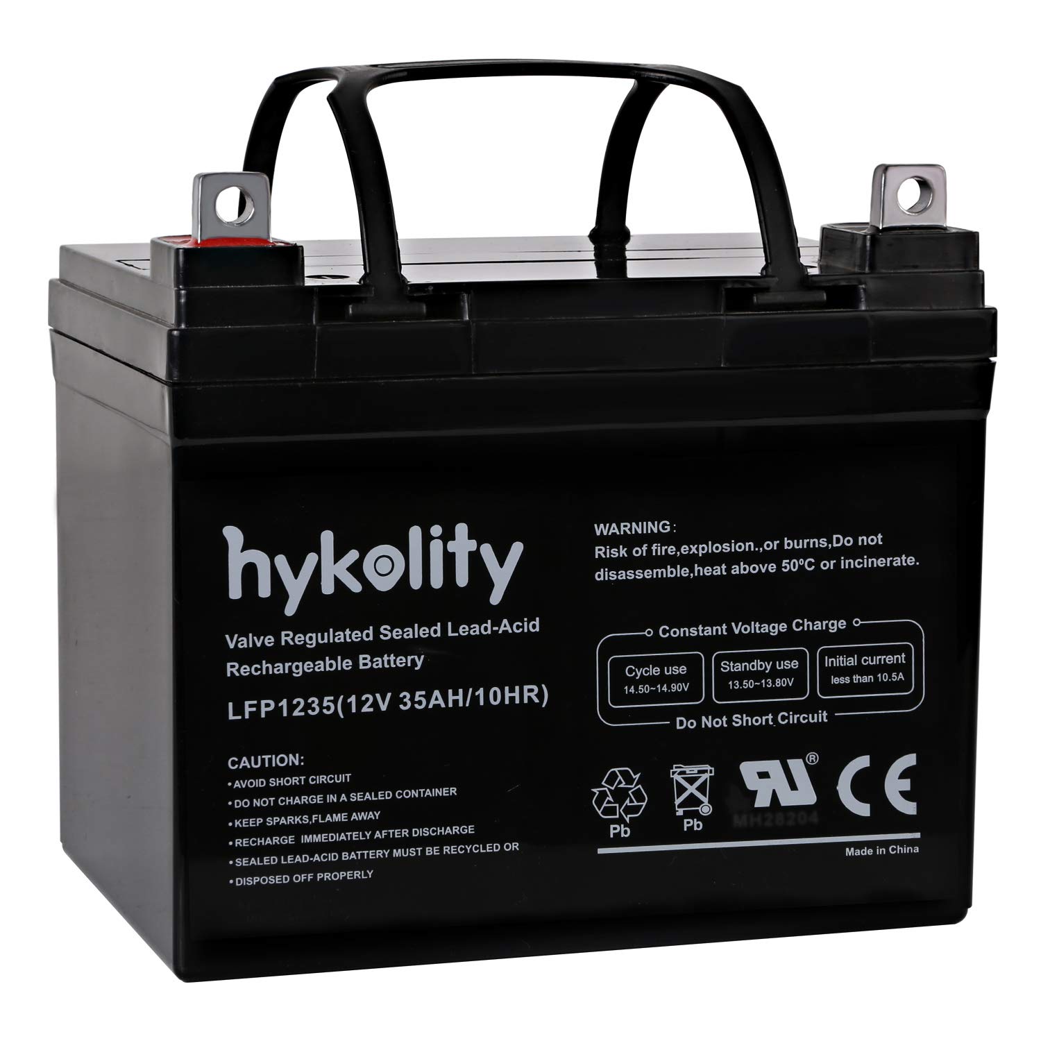 Weize 12V 35AH Battery Rechargeable SLA Deep Cycle AGM Replace 12 Volt