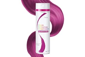 BELEZALIB Color Depositing Conditioner, Semi Permanent Hair Color - In-Shower, Temporary Hair Color, Free of Damaging Chemicals, 7 Fl Oz, Pink