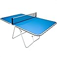 Butterfly Family Mini Ping Pong Table - 1 Piece Portable Ping Pong Table for Tailgating Games - 2ft Height - Great Ping Pong Table for Families - Adjust Angles for Slower Play