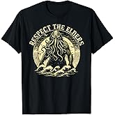 Cthulhu Respect The Elders, Vintage Cosmic Horror T-Shirt