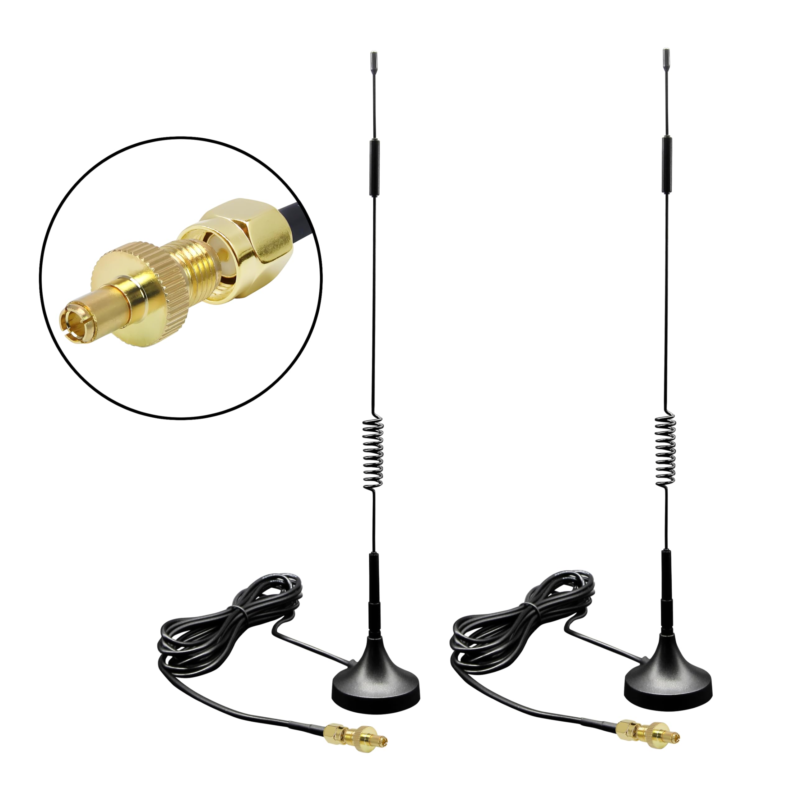Photo 1 of Rydocyee 5G Antenna External Antenna for T Mobile 5G Home Internet, Netgear Nighthawk M6 Pro /M7 Pro/M5/M1, Jetpack MiFi 8800L Hotspot Router-2 Pack (5G Antennas SMA + TS9 Adapters)