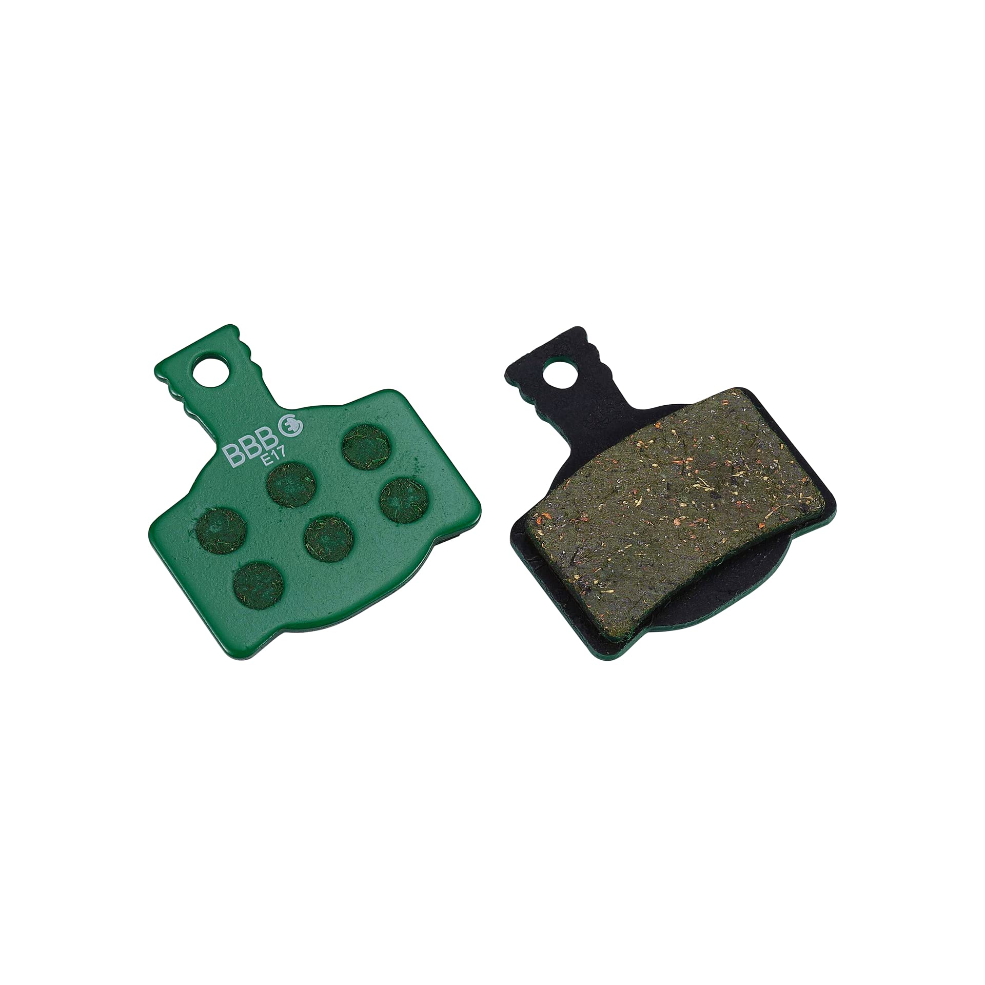 BBB Cycling Bike Disc Brake Pads 1x Pair of E-Bike Disc Brake Pad Durable Compatible with Magura MT2, MT4, MT4e, MT6, MT8 and MT8 Carbon/MT Trail Campagnolo DiscStop E-Bike BBS-36E,Green