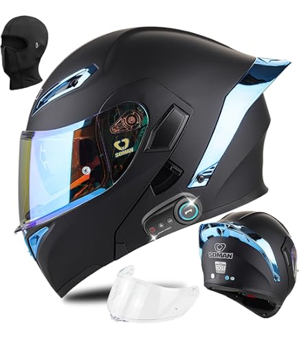 1/2 shell motorcycle helmets Strobe II Solid Modular Motorcycle Helmet W/ SunShield Gloss White