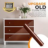 vgoltd Gloss Self-Adhesive Vinyl Wrap Dark Brown 90x100 cm view 7
