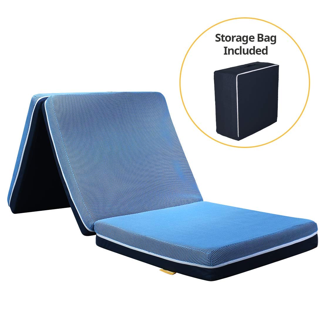camping memory foam mattress topper