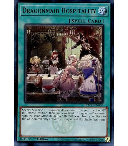 Amazon.com: Yu-Gi-Oh! - Kitchen Dragonmaid - MYFI-EN018 - Secret Rare - 1st  Edition