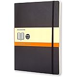 Moleskine Classic Notebook, Soft Cover, XL (7.5" x 9.5") Ruled/Lined, Black, 192 Pages