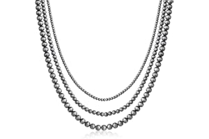 CHISOONBANNER Western Jewelry Navajo Pearl Necklace for Women Beaded Necklace Boho Vintage Choker