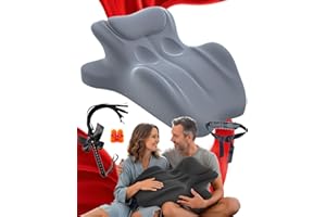 Elugty Upgraded 3rd Wedge Pillow for Couples Intimacy Pillow 27° Lift = Perfect Position Easily, Comfort Pillow Cushion, Fast Rebound Multi-Functional Ergonomic Posture Seat for All Position(Gray)