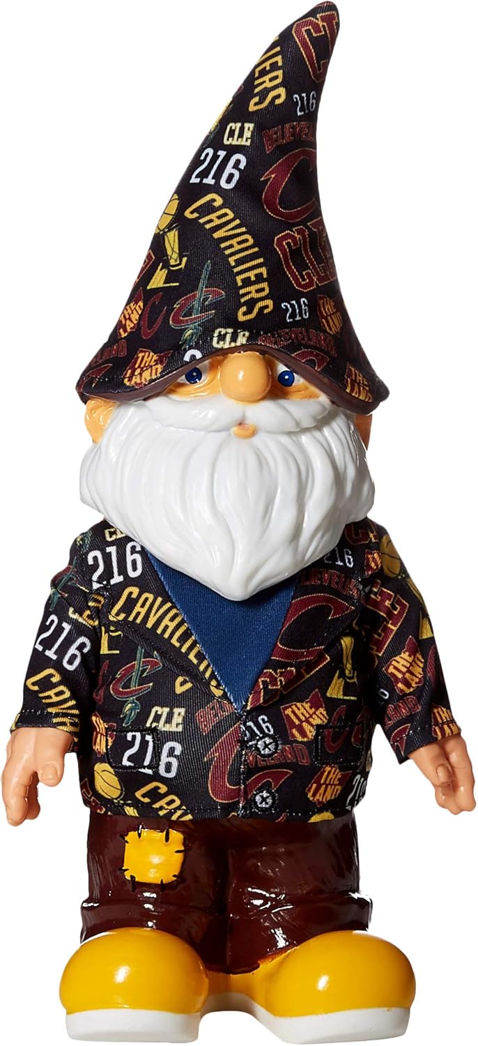 NBA Cleveland Cavaliers Garden Gnome, 216 Area Code, Real Fabric Shirt