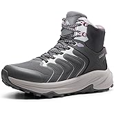 NORTIV 8 Women's Hiking Boots Waterproof with Arch Support Sneakers Walking Outdoor Comfortable Lightweight Boot Echo Mid